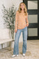 Something in the Air Lettuce Hem Longsleeve Top