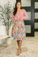 Sound Mind Floral Midi Skirt