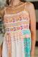 PREORDER: Spaghetti Strap Boho Print Dress