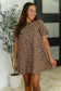 Spicy But Chill Relaxed Dress in Cheetah Mocha