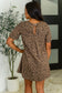 Spicy But Chill Relaxed Dress in Cheetah Mocha