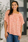 Spring Breeze Square Beck Top in Dusty Rose