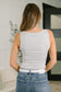 Start of Everything Round Neck Tank in Bone