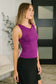 Start of Everything Round Neck Tank in Light Plum