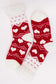 Striding to Christmas Mid Calf Socks