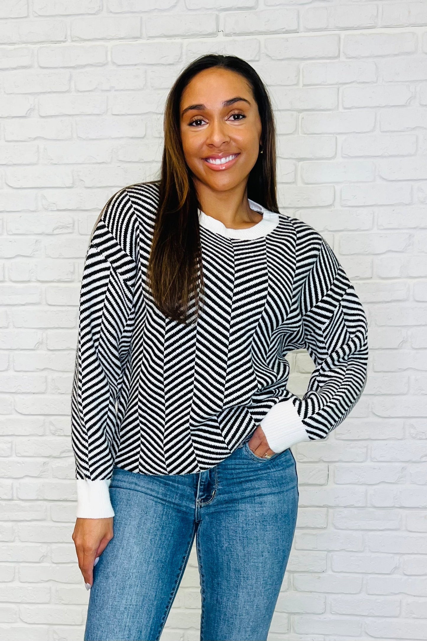 Super Secret Chevron Sweater