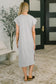 Sweet Like That Casual Dress in Heather Grey