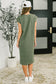 Sweet Like That Casual Dress in Light Olive
