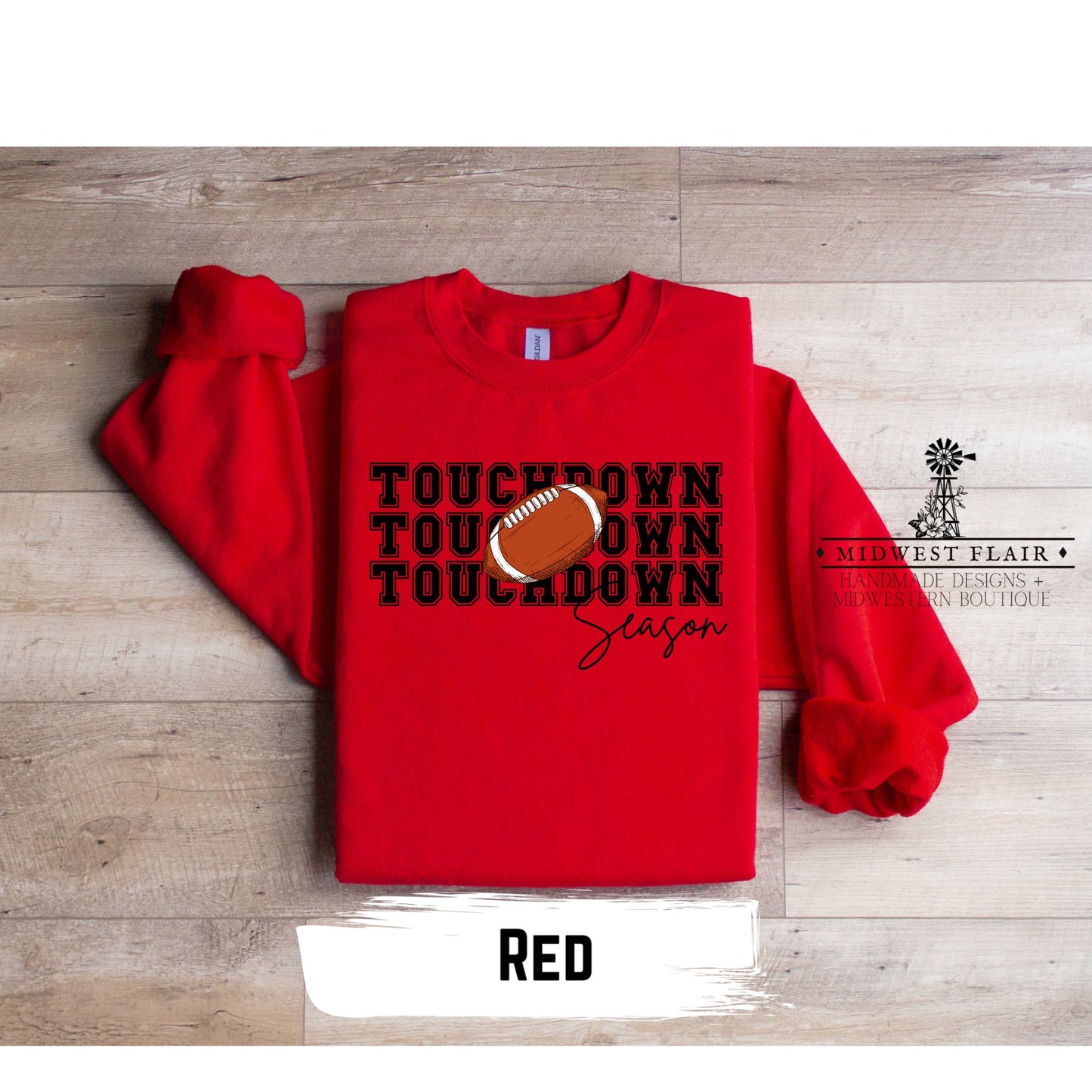 Touchdown Season- Crewneck Sweatshirt