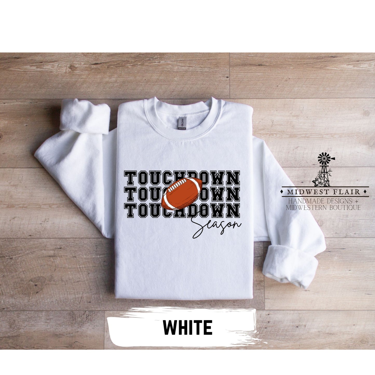 Touchdown Season- Crewneck Sweatshirt