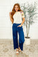 Little Strolls Straight Leg Trousers in Royal Blue