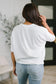 Together We're Unlimited Basic V-Neck Tee in Ivory