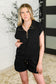 Twenty Four Karat Half Zip Top and Shorts Set
