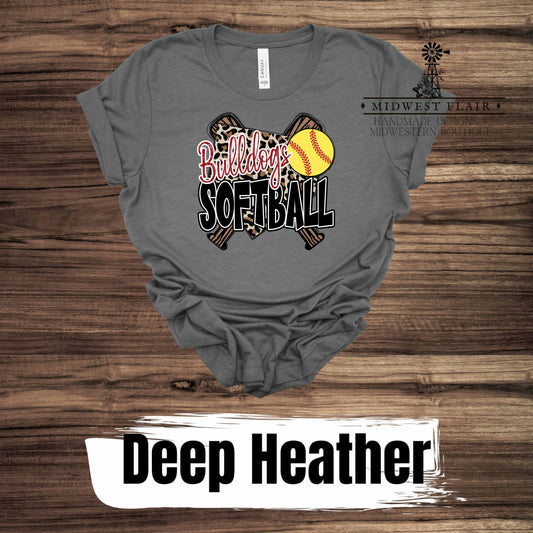 Bulldogs Softball - Adult Unisex Jersey Short Sleeve Tee