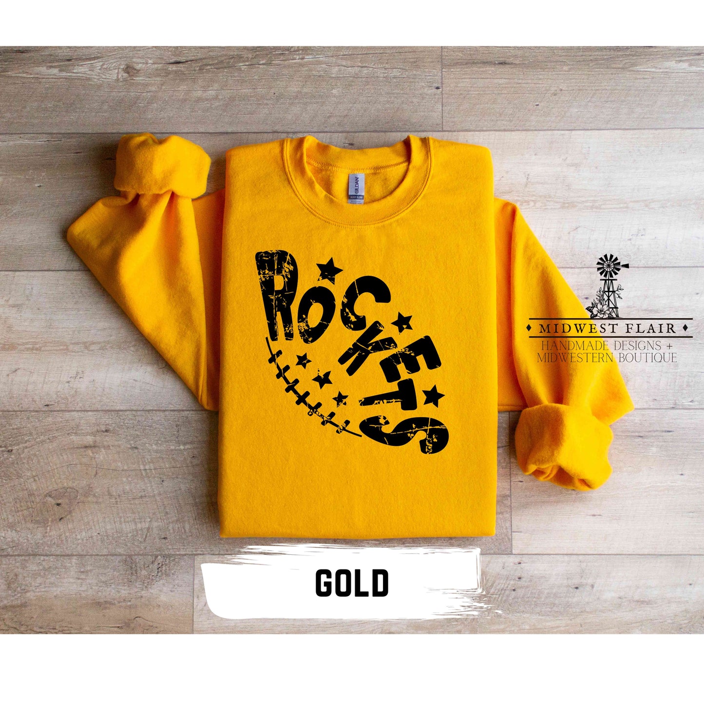 Rockets Football Unisex Heavy Blend™ Crewneck Sweatshirt