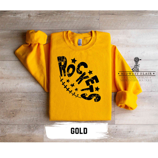 Rockets Football Unisex Heavy Blendâ„¢ Crewneck Sweatshirt