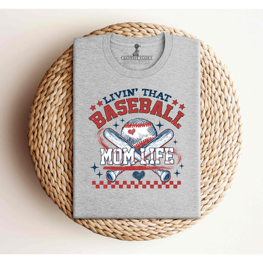 Baseball Mom Life Tee
