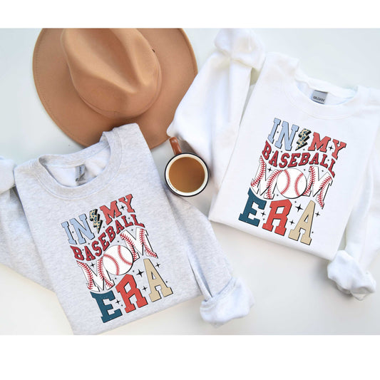 Baseball Mom- Adult Unisex Heavy Blendâ„¢ Crewneck Sweatshirt