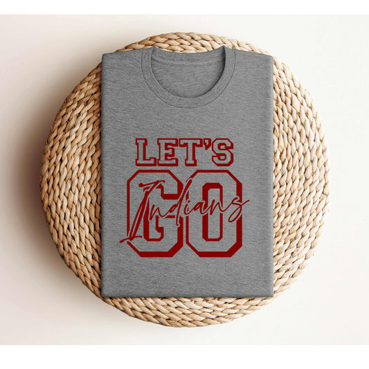 Let's Go Indians- Unisex Jersey Short Sleeve Tee