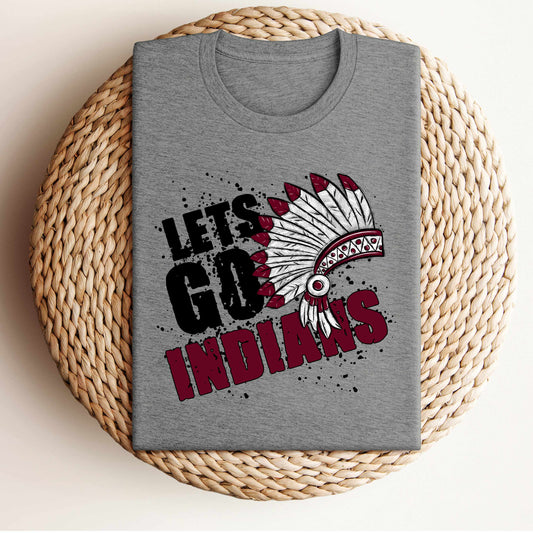 Let's Go Indians- Unisex Jersey Short Sleeve Tee