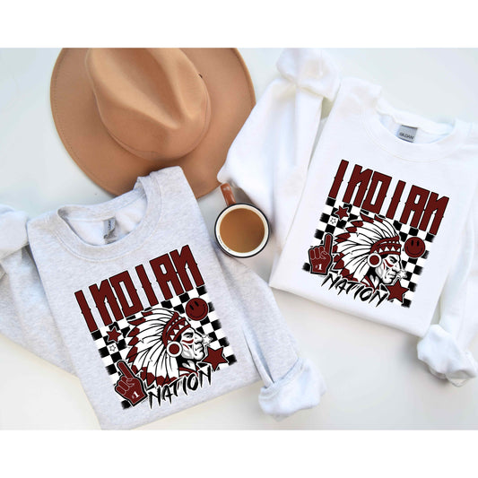 Indian Nation- Unisex Heavy Blendâ„¢ Crewneck Sweatshirt