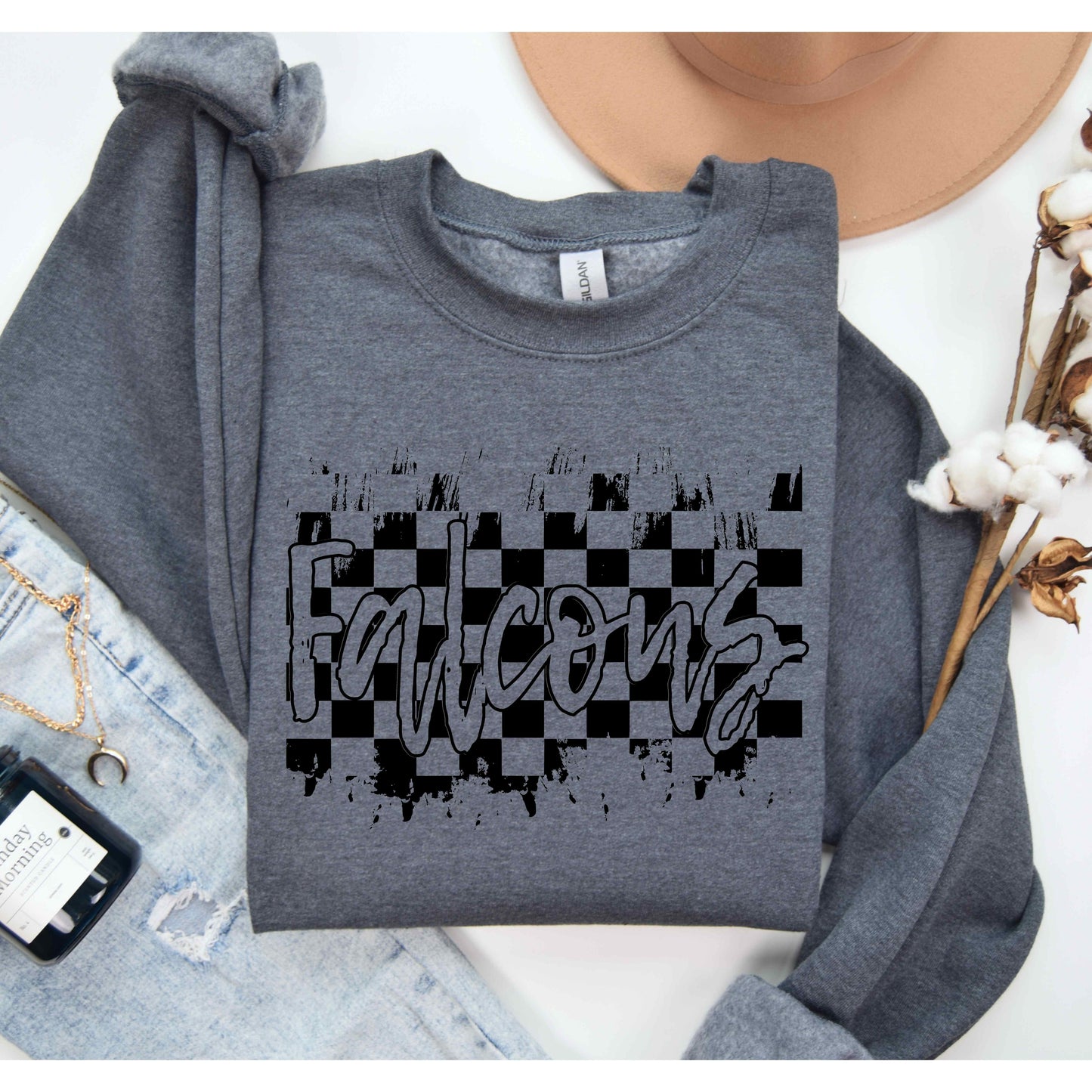 Falcons- Unisex Heavy Blend™ Crewneck Sweatshirt