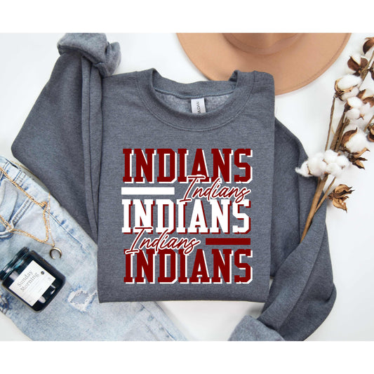 Indians- Unisex Heavy Blendâ„¢ Crewneck Sweatshirt