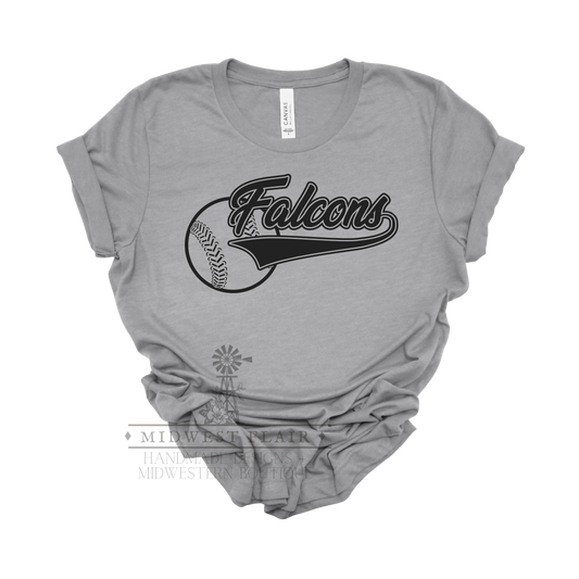 Falcons Baseball- T-Shirt