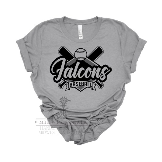 Falcons Baseball- T-Shirt