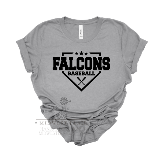 Falcons Baseball- T-Shirt