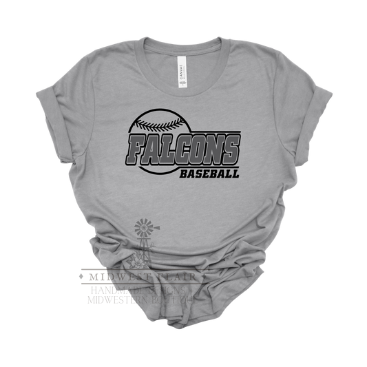 Falcons Baseball- T-Shirt