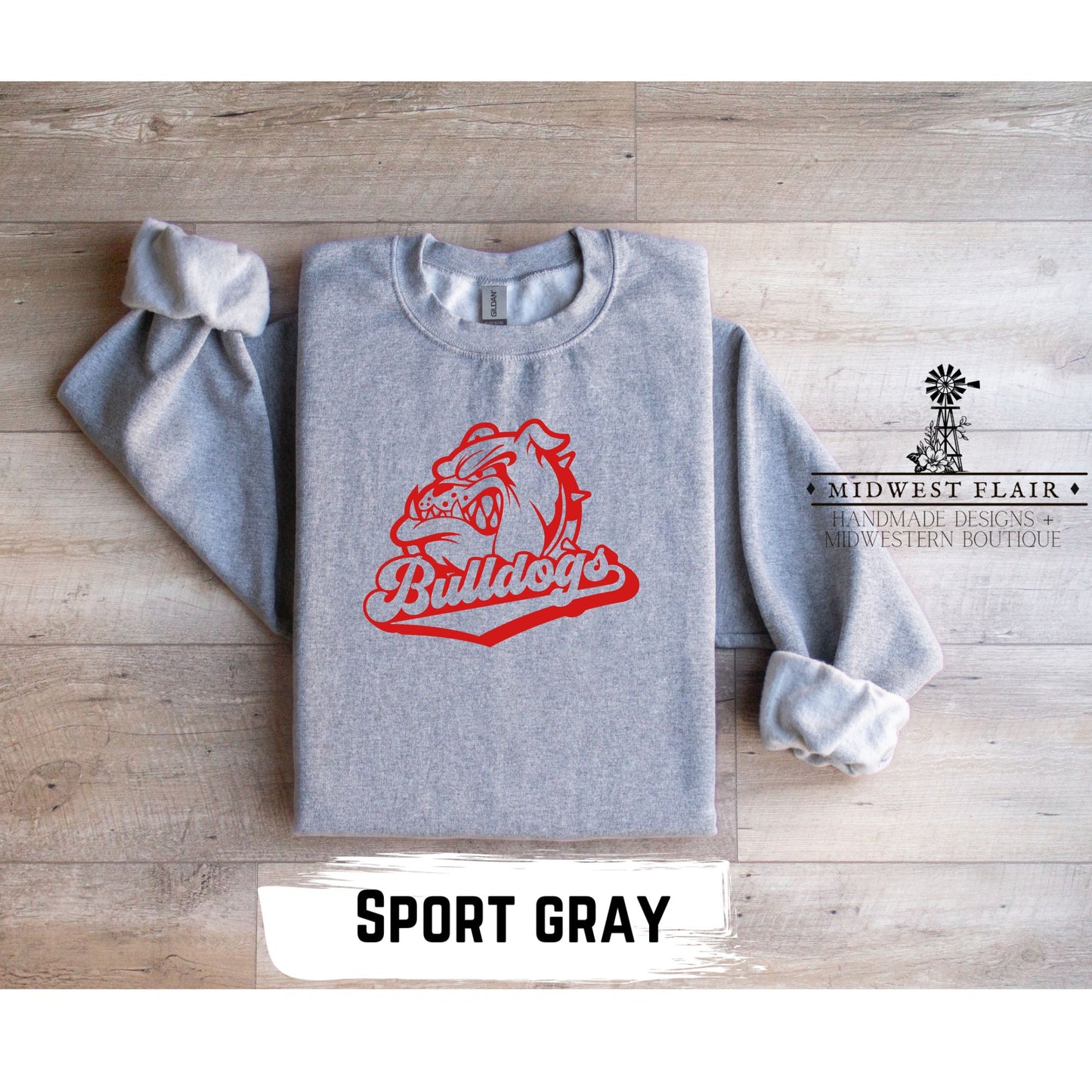 Bulldogs Graphic Sweatshirt