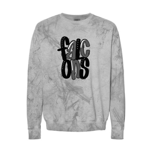 Faclons Tie-Dye Crewneck Sweatshirt