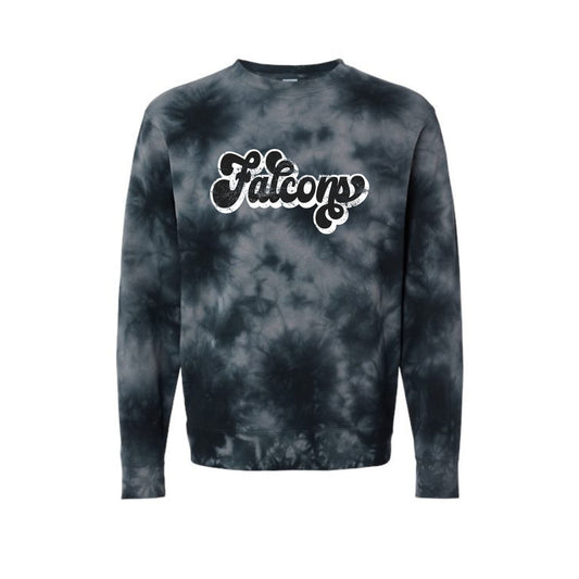 Falcons Tie-Dye Crewneck Sweatshirt