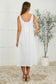 Whispering Petals Scoop Neck Dress
