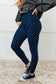 Your New Favorite Joggers in White Polka Dot