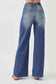 Risen Full Size High Rise Wide Leg Jeans