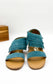 Fringe Star Sandal in Teal