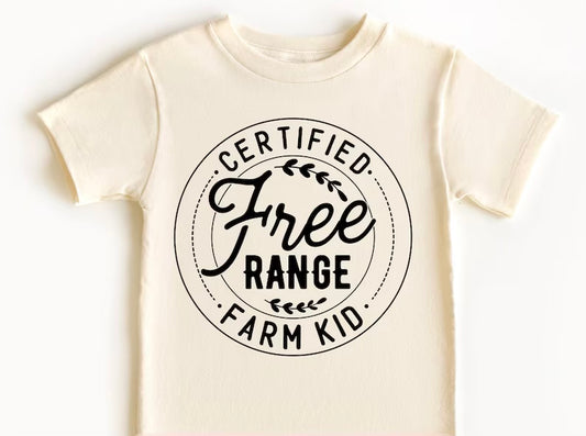 Certified Free Range-  Infant + Toddler + Youth