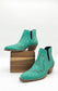Kickin' Booties in Turquoise Suede