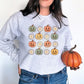 Daisies and Pumpkins- Graphic Sweatshirt