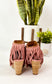 True Fringe Wedge in Blush