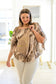 Desert Romance Animal Print Blouse