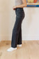 Eleanor High Rise Classic Straight Jeans in Washed Black