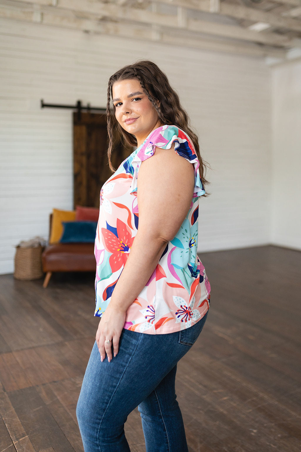 Impossible to Ignore Floral Blouse