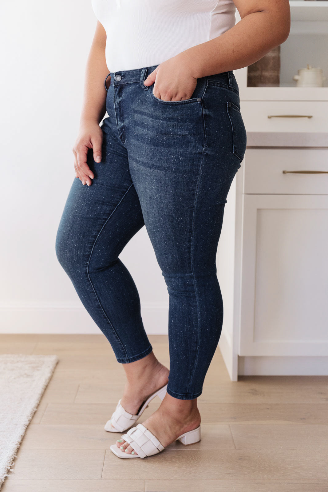 Mid-Rise Relaxed Fit Mineral Wash Jeans