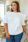 Pristine Puff Sleeve Top in White