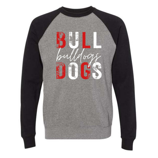 Bulldogs Raglan Crewneck