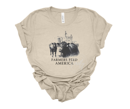 Farmers Feed America- T-Shirt