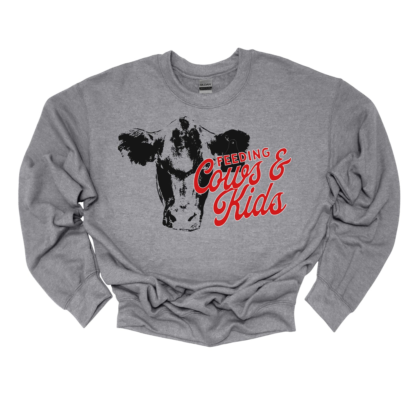 Feeding Cows and Kids - Crewneck